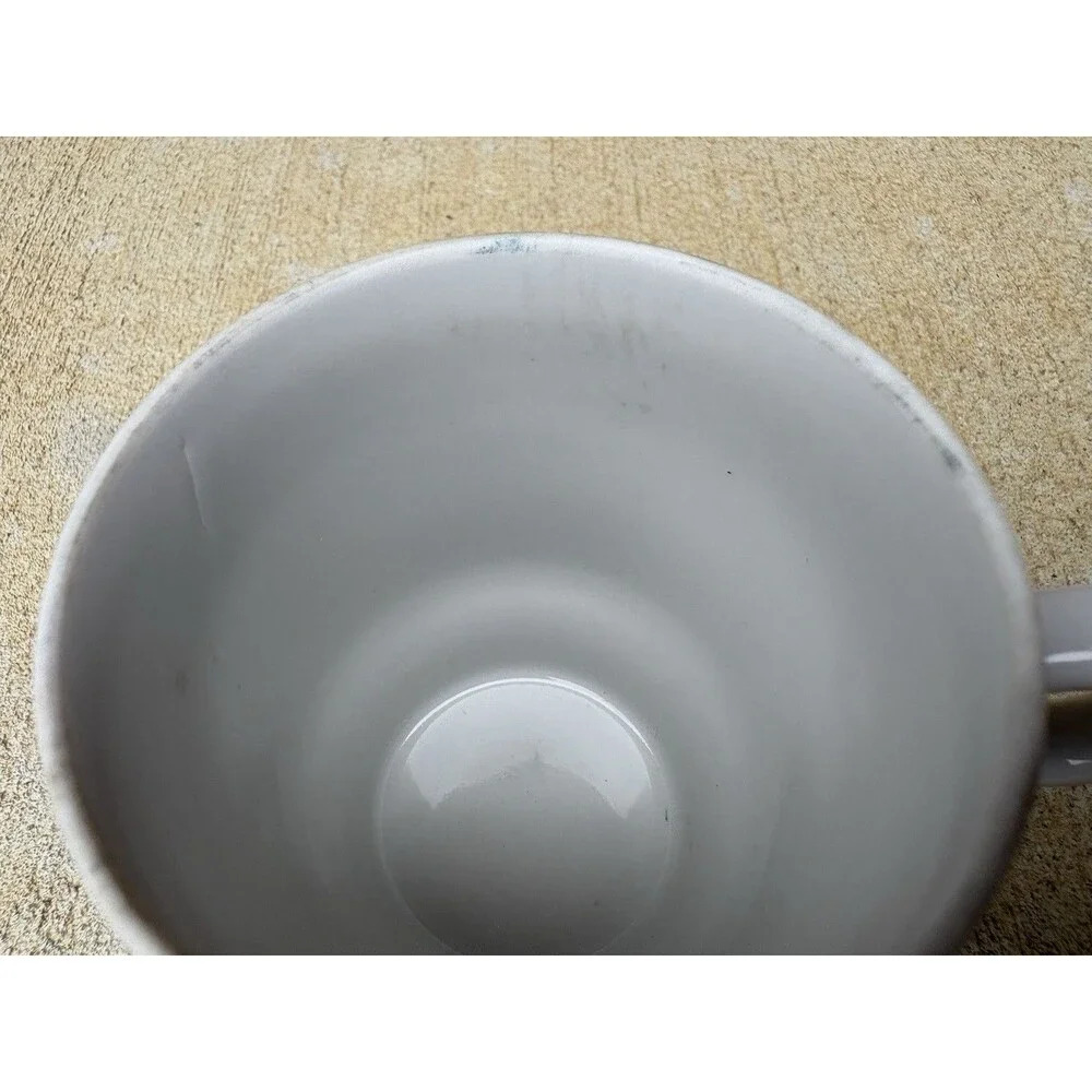 Vintage 1950-70s USSR Russian Dulevo Dulyovo Porcelain Glazed Demitasse Cup 6 oz